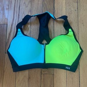 VICTORIA’S SECRET zip up sports bra